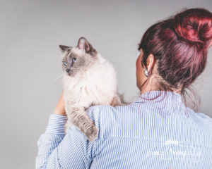 owner and cat photography