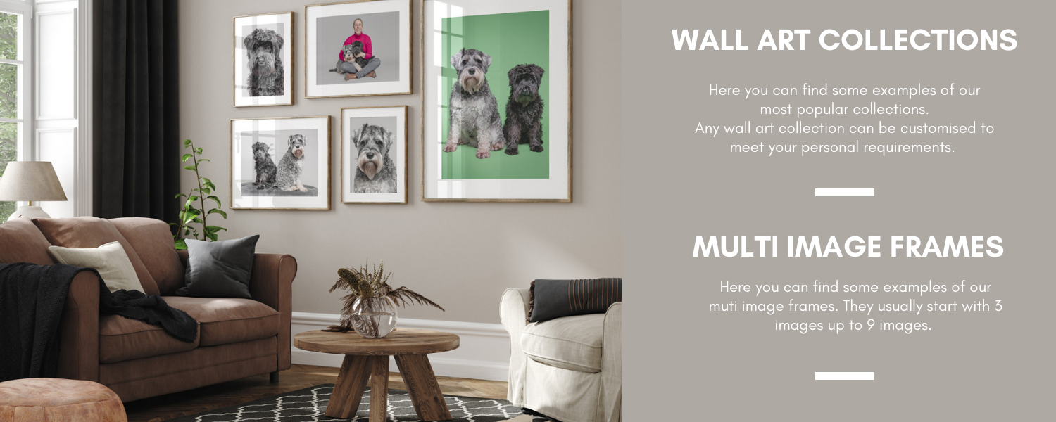 Wall art collections & Multi image Frames